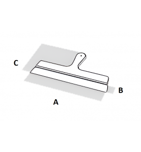 Espátula Profissional BiComponente para Gesso Dekor