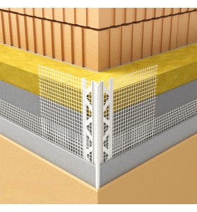 Perfil PVC com Rede Aresta 1mm