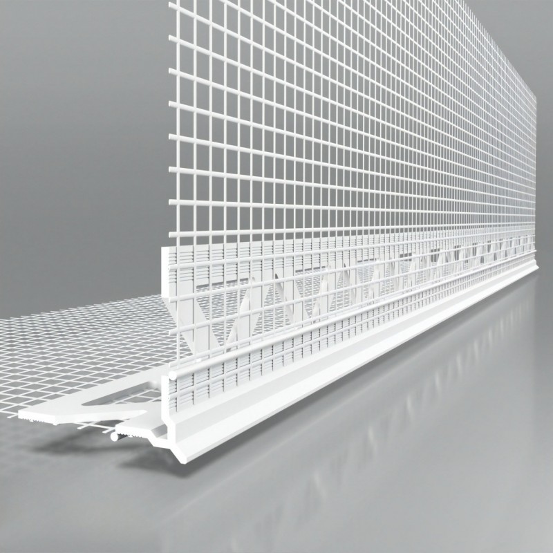 Perfil PVC com Rede Aresta 1mm