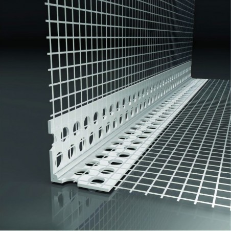 Perfil PVC com Rede Angulo Interior